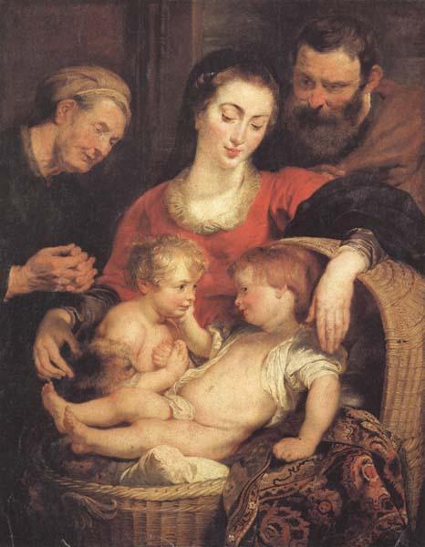 Peter Paul Rubens Holy Family with St.Elizabeth France oil painting art